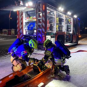 Freiwillige Feuerwehr Löschzug Zeuthen - Übung Winter