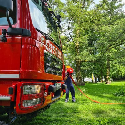 Kidsfeuerwehr Jugendfeuerwehr im Wald